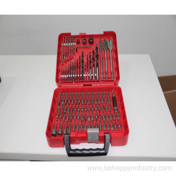 126-piece combination drill set